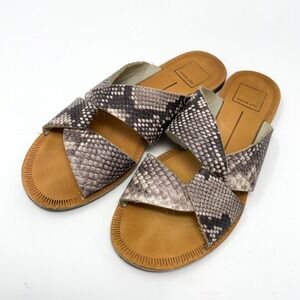 DOLCE VITA Derby Snakeprint Sandals‎